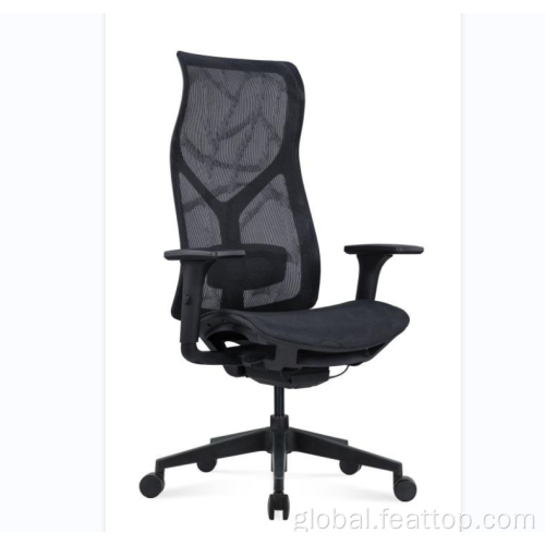 White Color Chair Nylon Mesh Office Chair White Color Portable Adjustable Factory